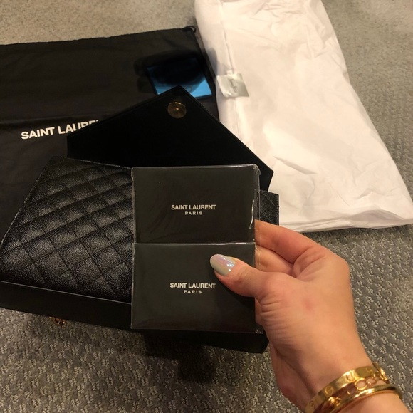 Sold YSL saint laurent envelope bag - Picture 7 of 8